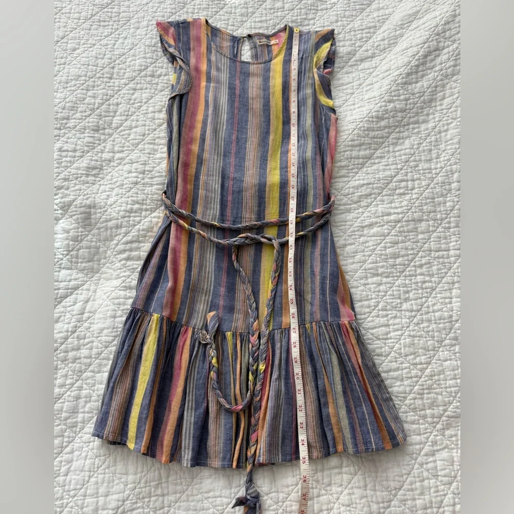 Marine Layer Striped Mini Dress with Yellow and Pink - Picture 7 of 10